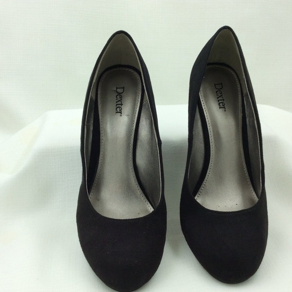 Dexter Black Wedge Shoes